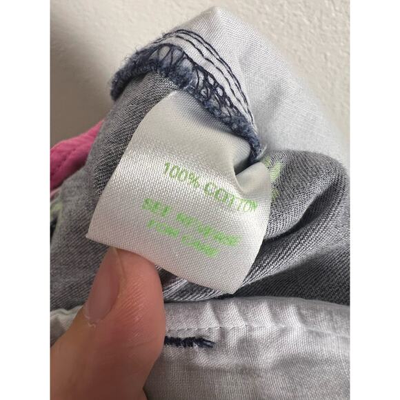 Lilly Pulitzer Navy Palm Tree Embroidered Mid Rise Cropped Capri Pants Size 10 - Picture 7 of 7